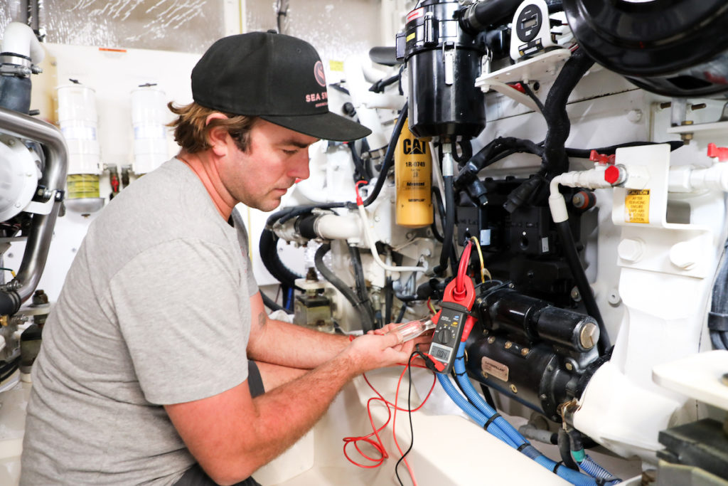 Boat Batteries installed by marine electrician